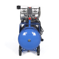 Hot selling 2 cylinder 3hp 50L mobile printing spray quiet silent oil free air compressor